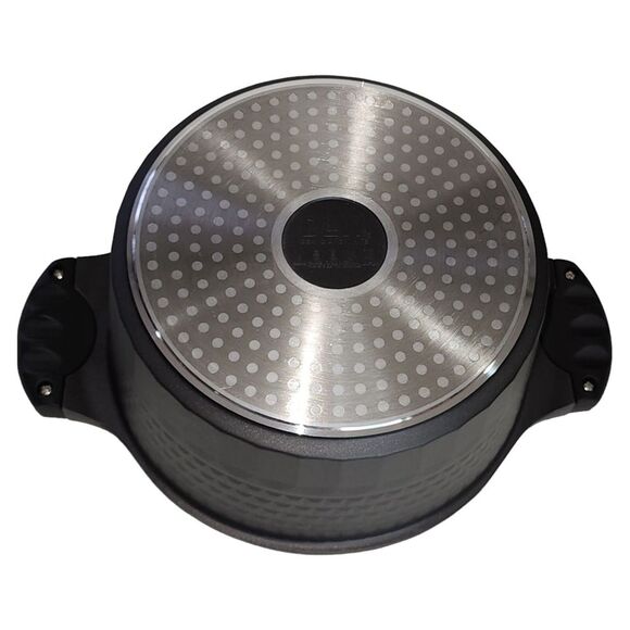 D&W Deane And White Cookware 9.5" Nonstick Casserole Pot With Lid 4.5QT Black - Picture 6 of 16